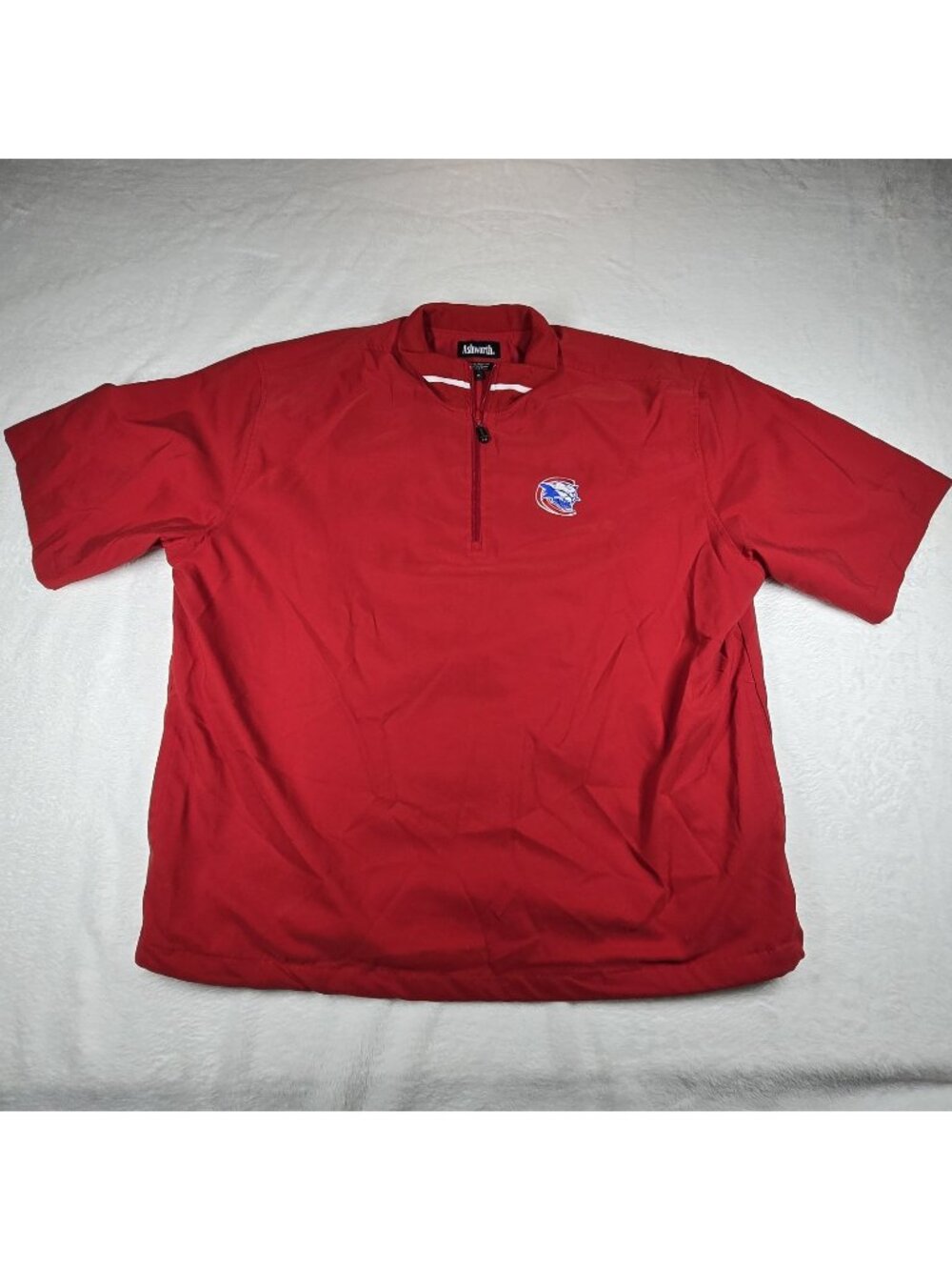 Ashworth Weather Systems Water Resistant Stretch Comfort XLarge Red Short Sleeve
